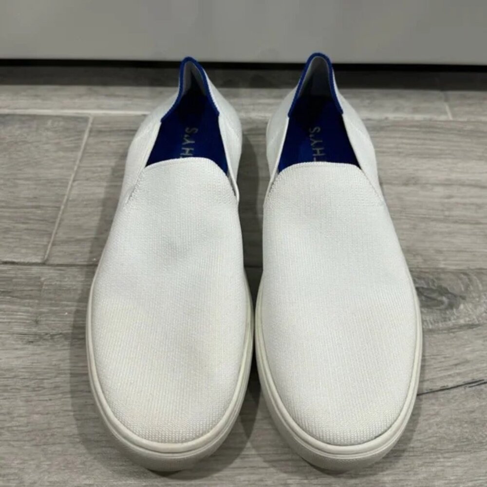 Rothy’s The Sneaker White Slip On Shoes Size 8.5